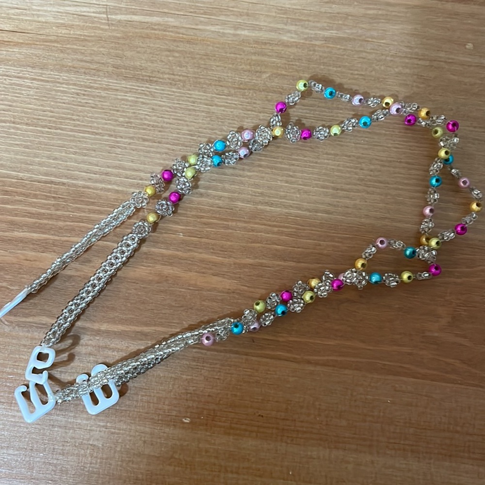 Beaded Bra Straps removable